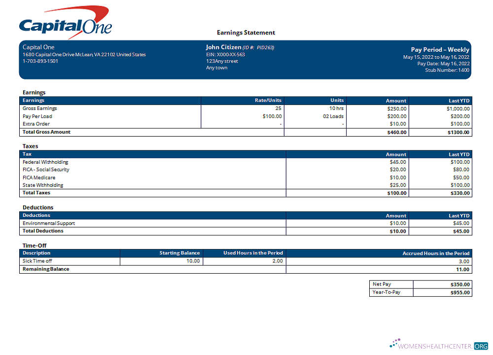 Download USA Capital One banking company Photoshop template